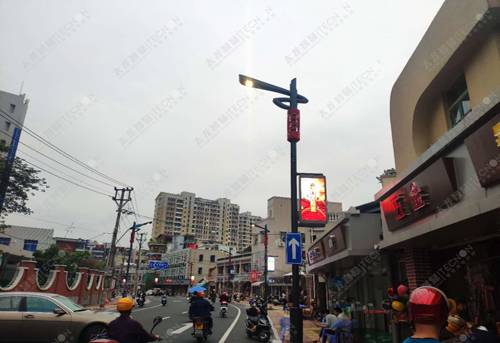 LED燈桿屏,燈桿屏,智慧路燈 LED燈桿屏,燈桿屏,智慧路燈