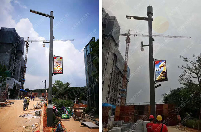 廣州國際創新城應用LED燈桿屏 廣州國際創新城應用LED燈桿屏